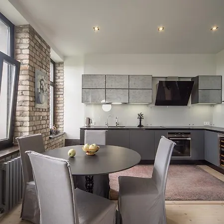 Riga Luxury Loft With Terrace Apartment Exterior photo