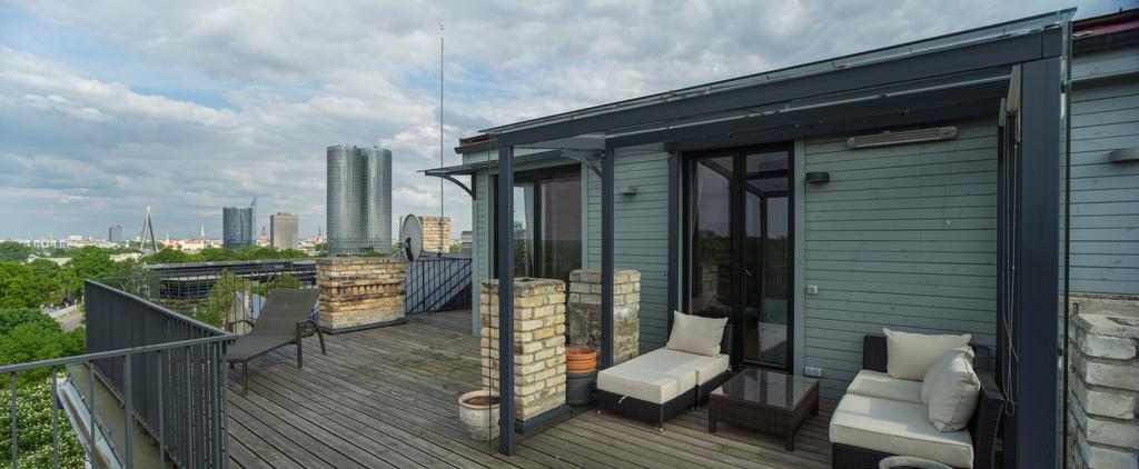 Apartment Luxury Loft With Terrace Riga